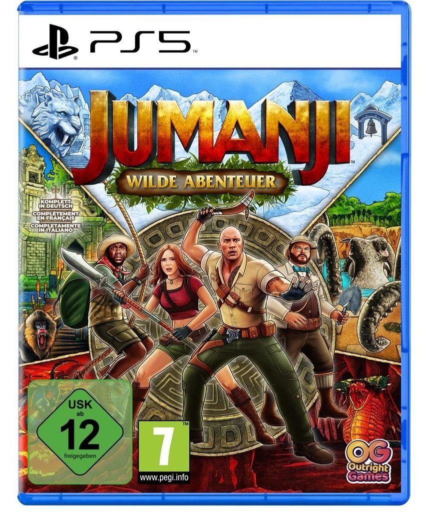 Jumanji: PlayStation Games 5 Abenteuer Wilde Outright