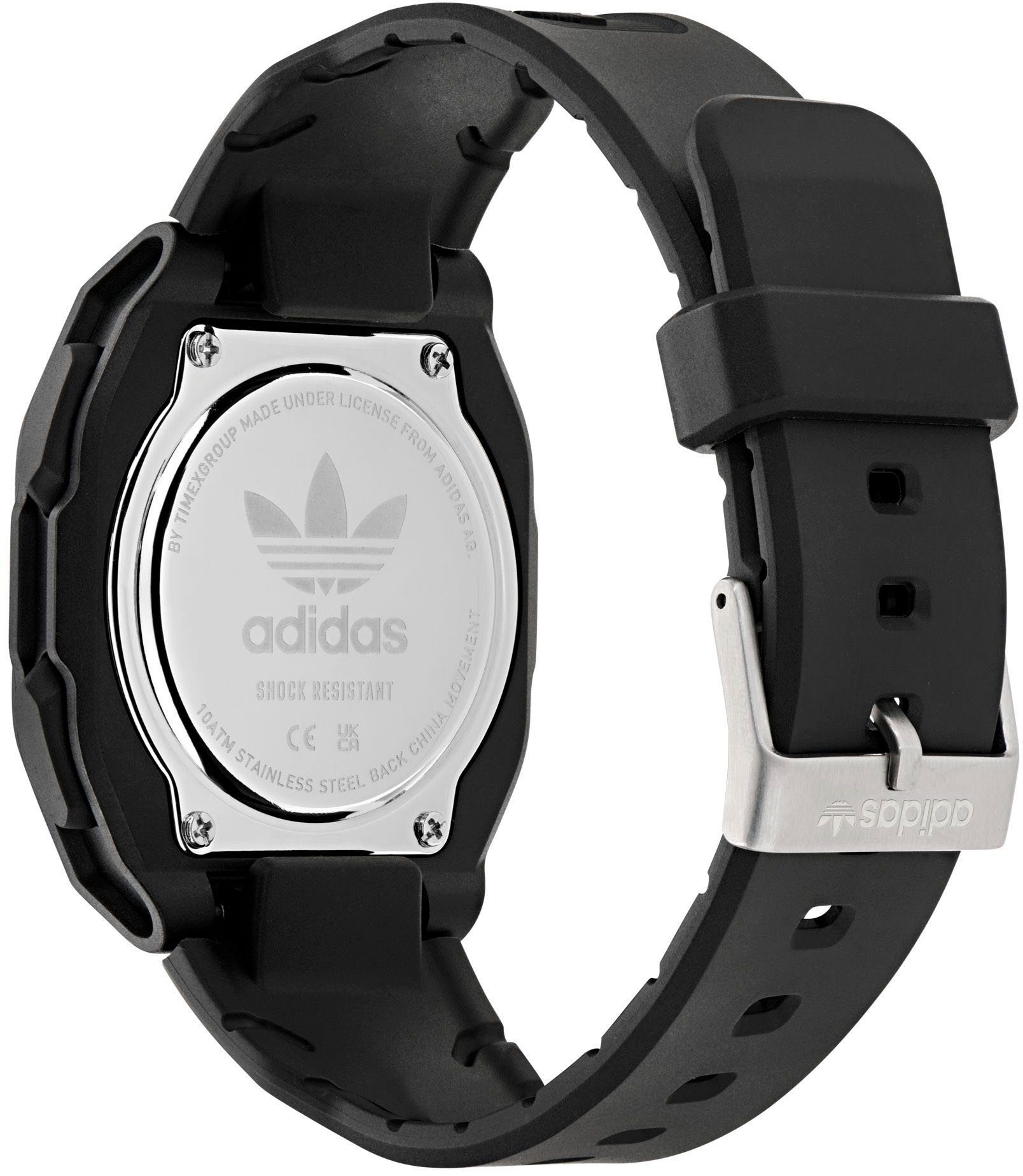 adidas Originals Chronograph CITY TECH FOUR AOST250292I, Quarzuhr, Armbanduhr, Herrenuhr, Damenuhr,Datum, Stoppfunktion,digital