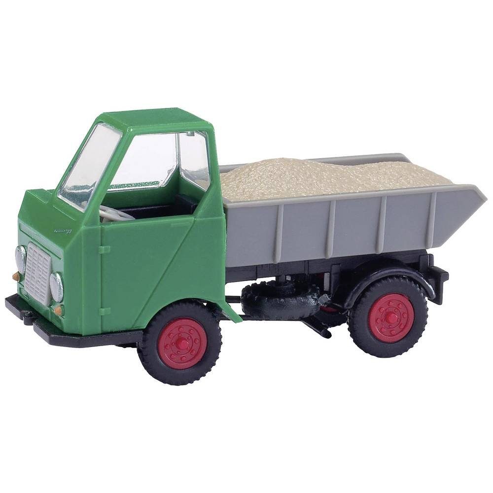 Mehlhose Modelleisenbahn-Straße H0 Multicar M21 Muldenkipper Kiesladung 210013500