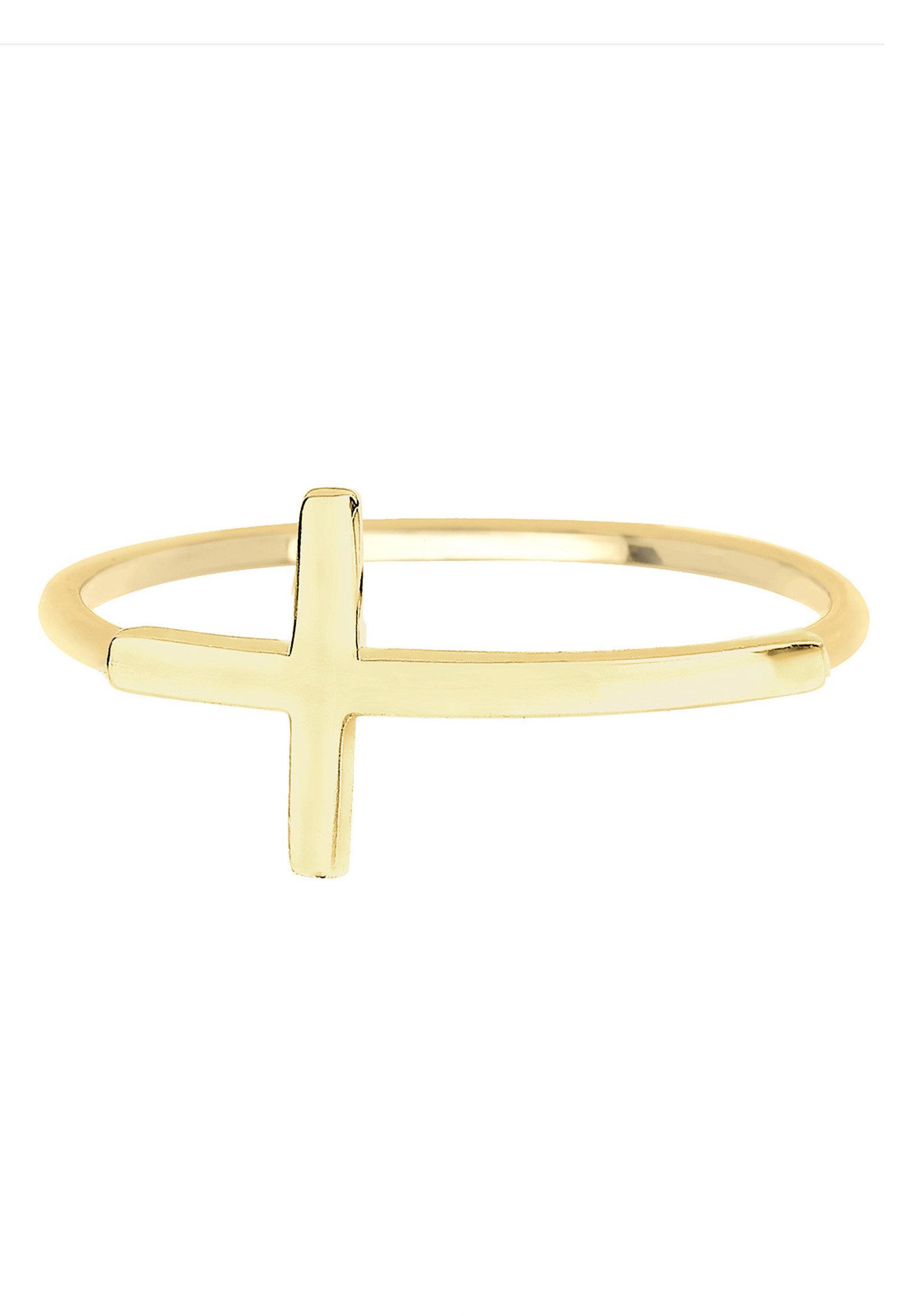 Elli Premium Fingerring Ring Kreuz 375 günstig online kaufen