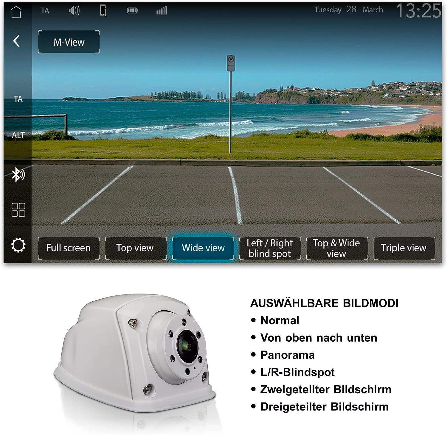 Zenec Zenec ZE-RVSC150MV - Multi-View Rear Camera Rückfahrkamera