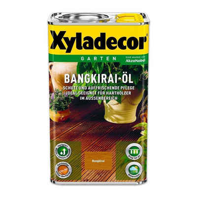 Xyladecor  Holzöl Bangkirai Öl 2,5 l Außen Holzöl Boden Terrasse Parkett Garten Deck