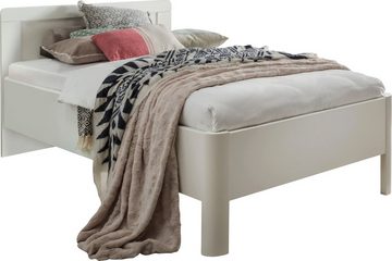 WIEMANN Bett Bern, qualitativ sehr hochwertig, Made in Germany, mit Rundfüßen und Holzkopfteil, in verschiedenen Breiten erhältlich