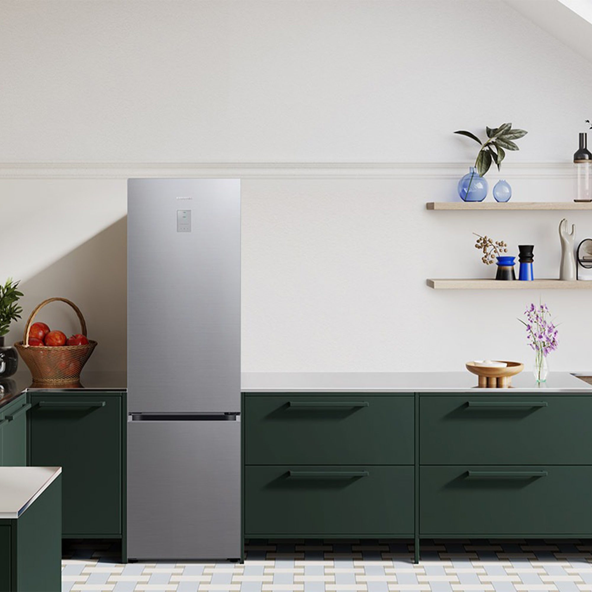 Samsung Kühl-/Gefrierkombination 8000 Serie RL38C776ASR, 203 cm hoch, 59,5 cm breit