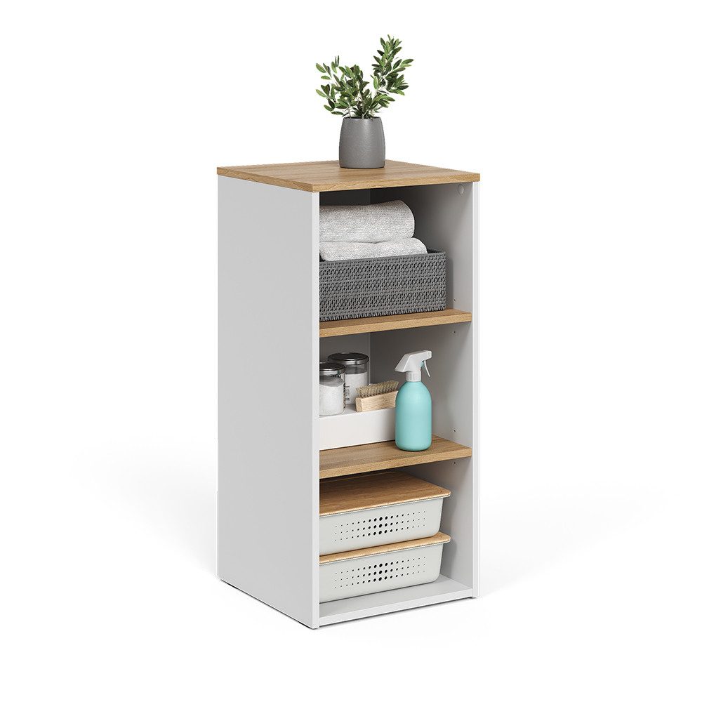 Vicco Midischrank Viktor, Weiß/Artisan, 40.2 x 88.2 cm