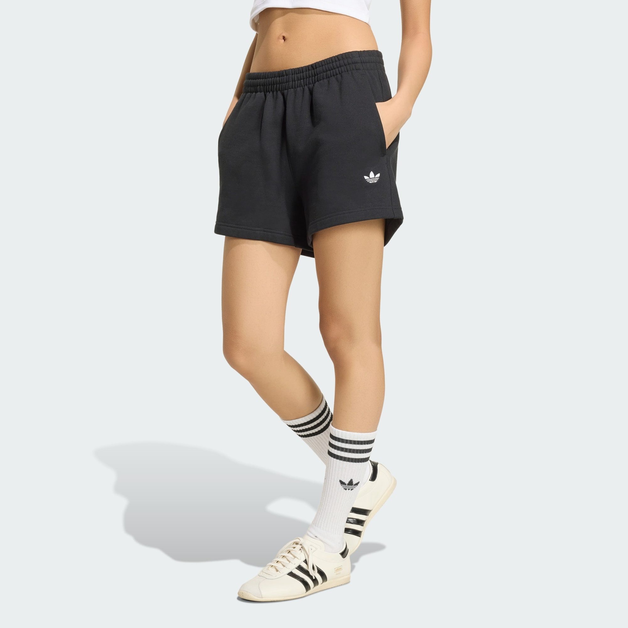 adidas Originals Shorts ESSENTIALS FLEECE-SHORTS (1-tlg)