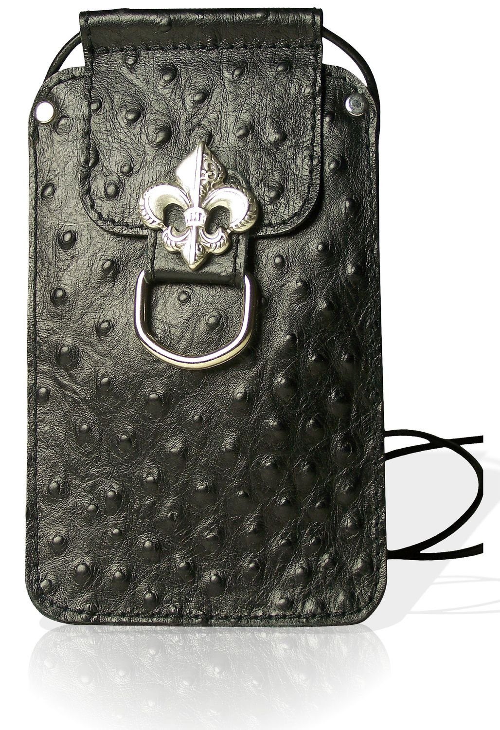 FRONHOFER Etui »18587«, Lilien Handytäschchen aus Leder ...