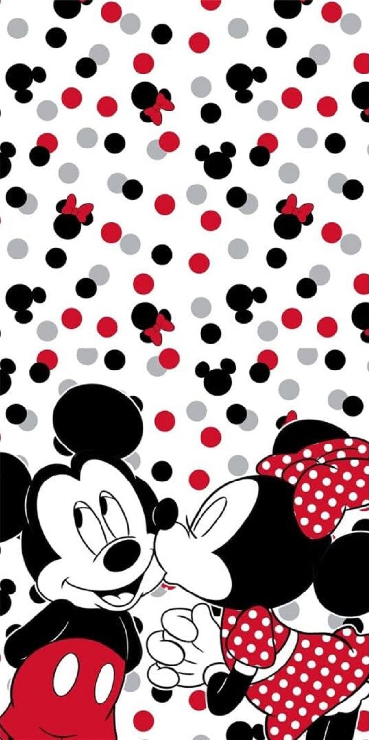 AY!Max Handtücher Minnie Mickey Duschtuch Strandtuch Badetuch 70 x 140 cm, günstig online kaufen