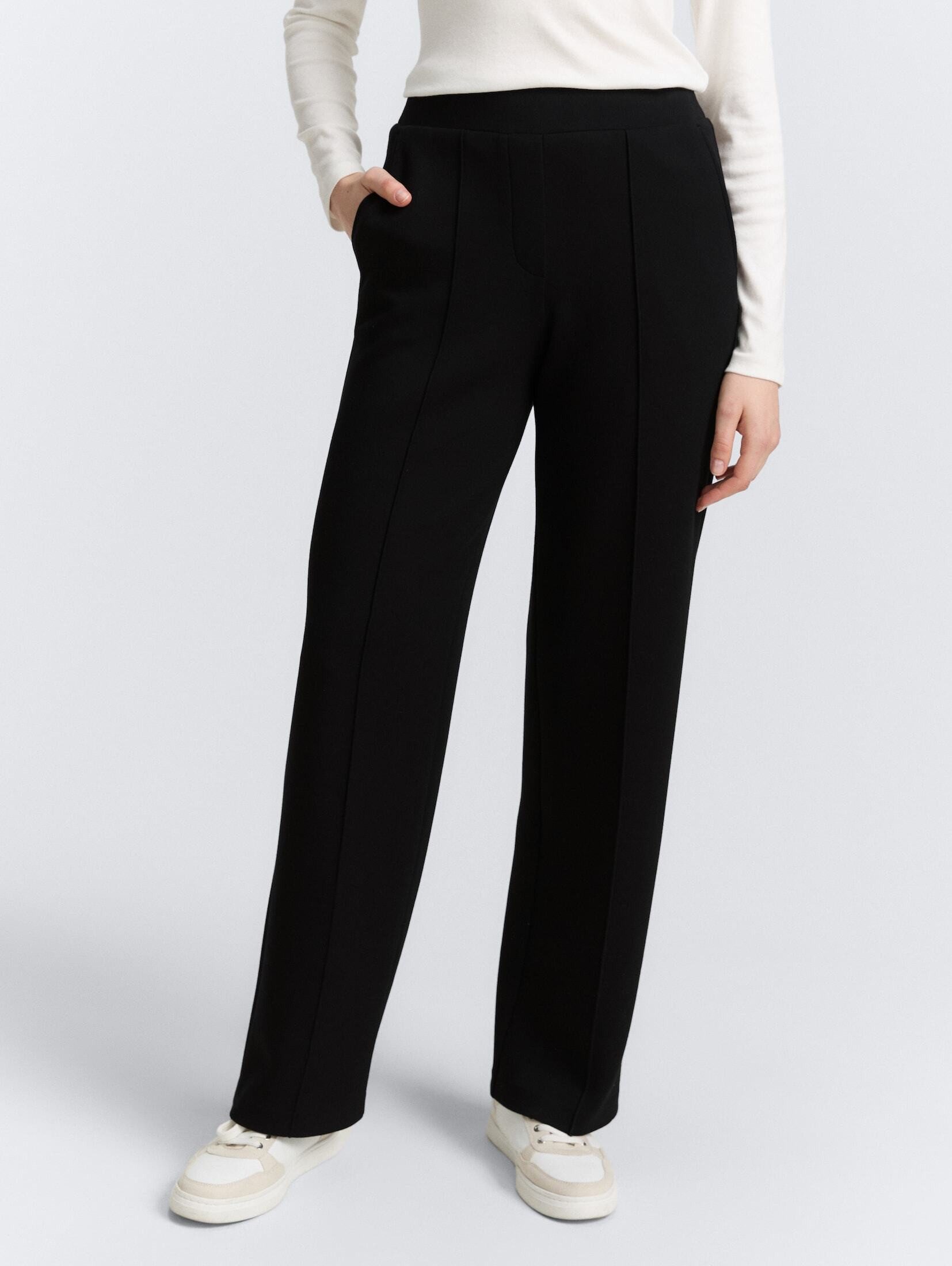 TOM TAILOR Stoffhose Loose Straight Scuba günstig online kaufen