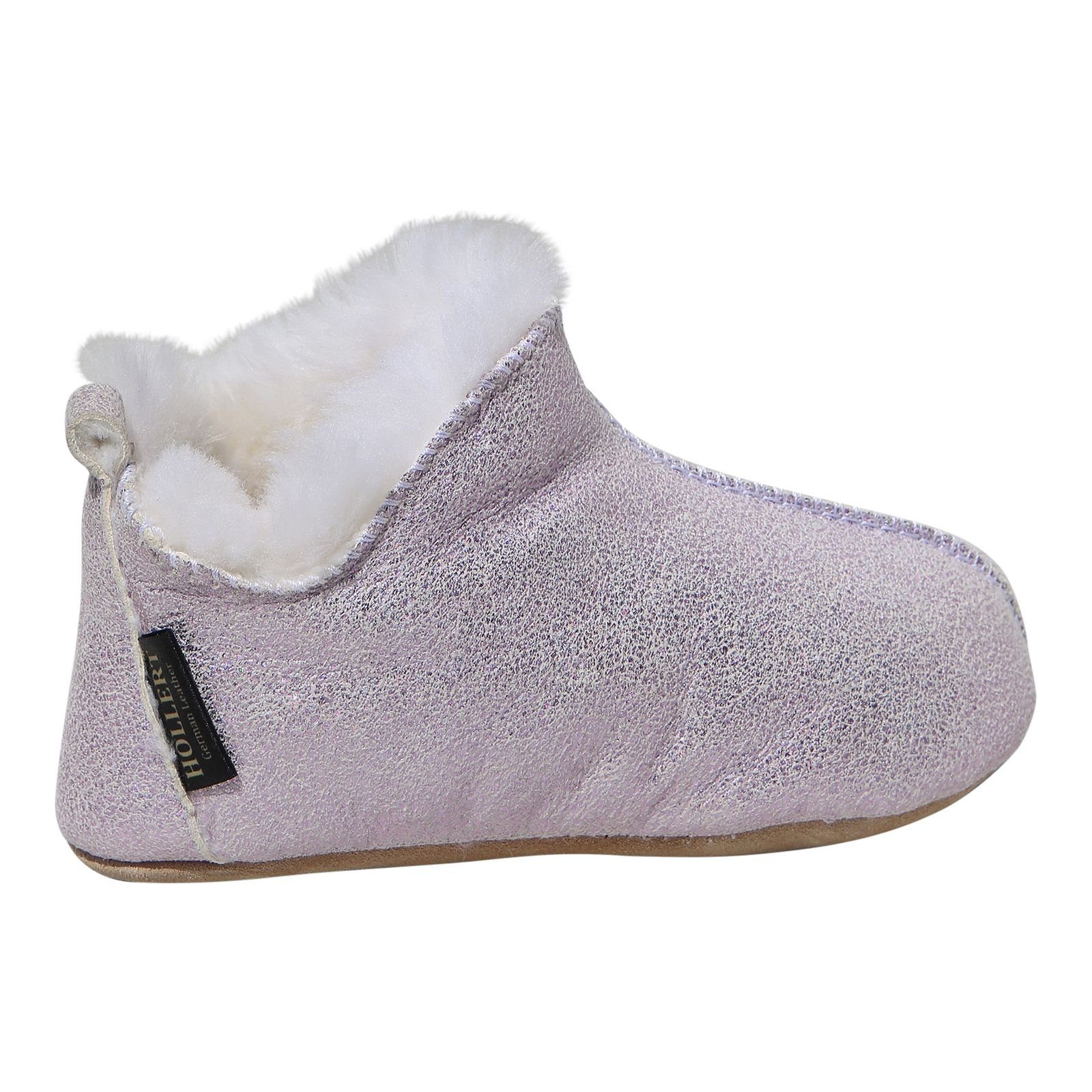 Hollert Lammfell Kinder Hausschuhe Bali Hausschuh Bali Glitzer Kinder Hausschuhe gefüttert Bettschuhe