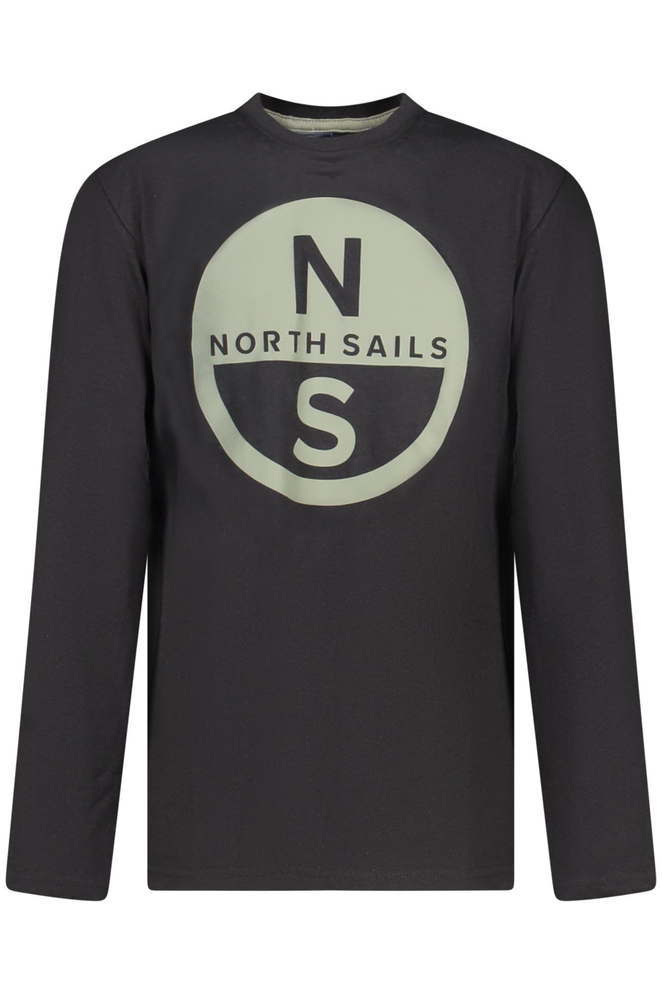 North Sails T-Shirt Nachhaltiges Schwarzes Langarmshirt für Kinder mit