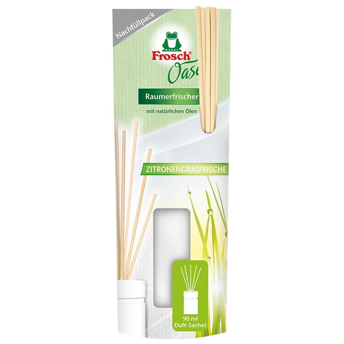 FROSCH Raumduft Frosch Oase Raumerfrischer Zitronengrasfrische Nachfüllpack 90 ml