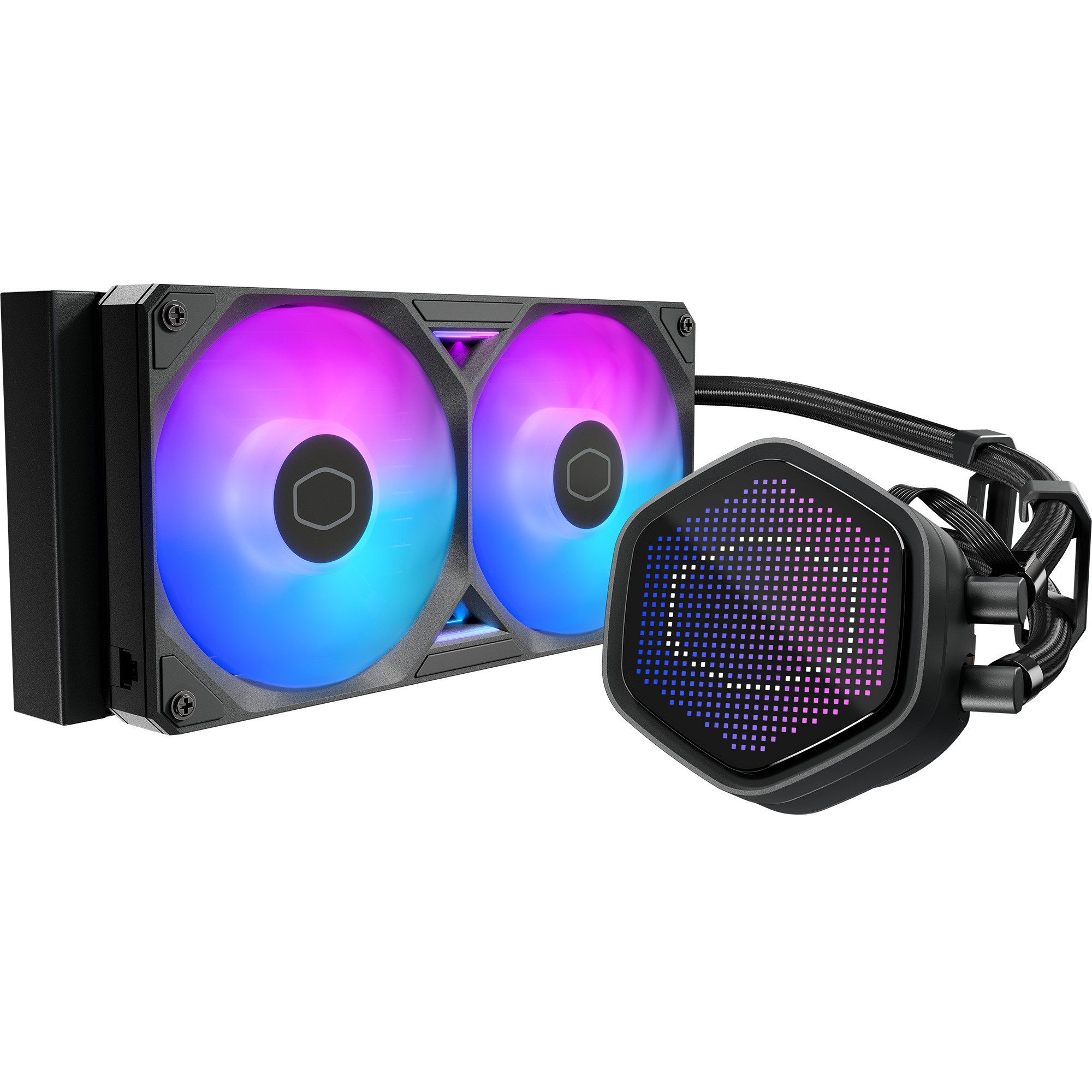 COOLER MASTER CPU Kühler Cooler Master MasterLiquid 240 Atmos II Pixel LED