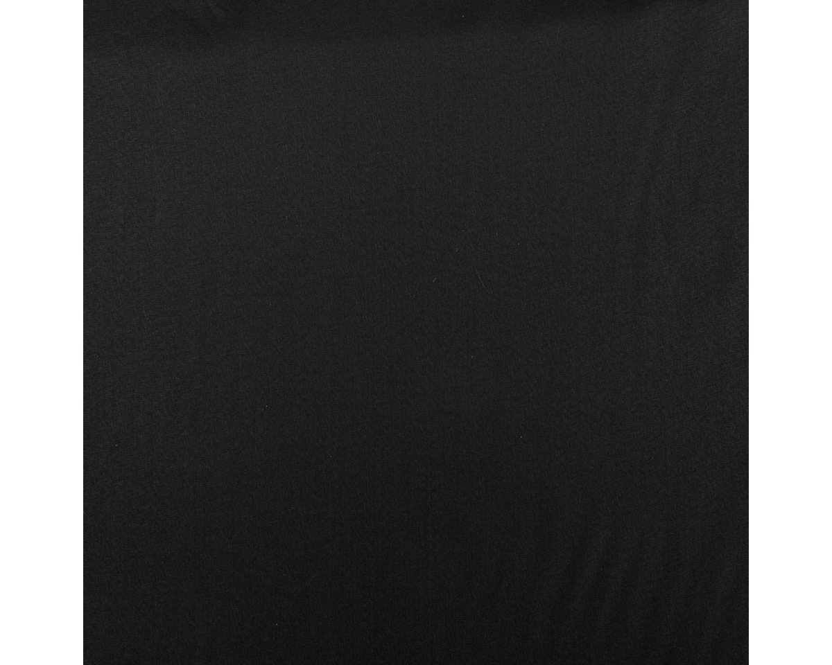 Thumbnail - SCHÖNER LEBEN. Stoff Viskose Stoff Futterstoff Neva Viscon Meterware uni schwarz 1,40m Br., pflegeleicht