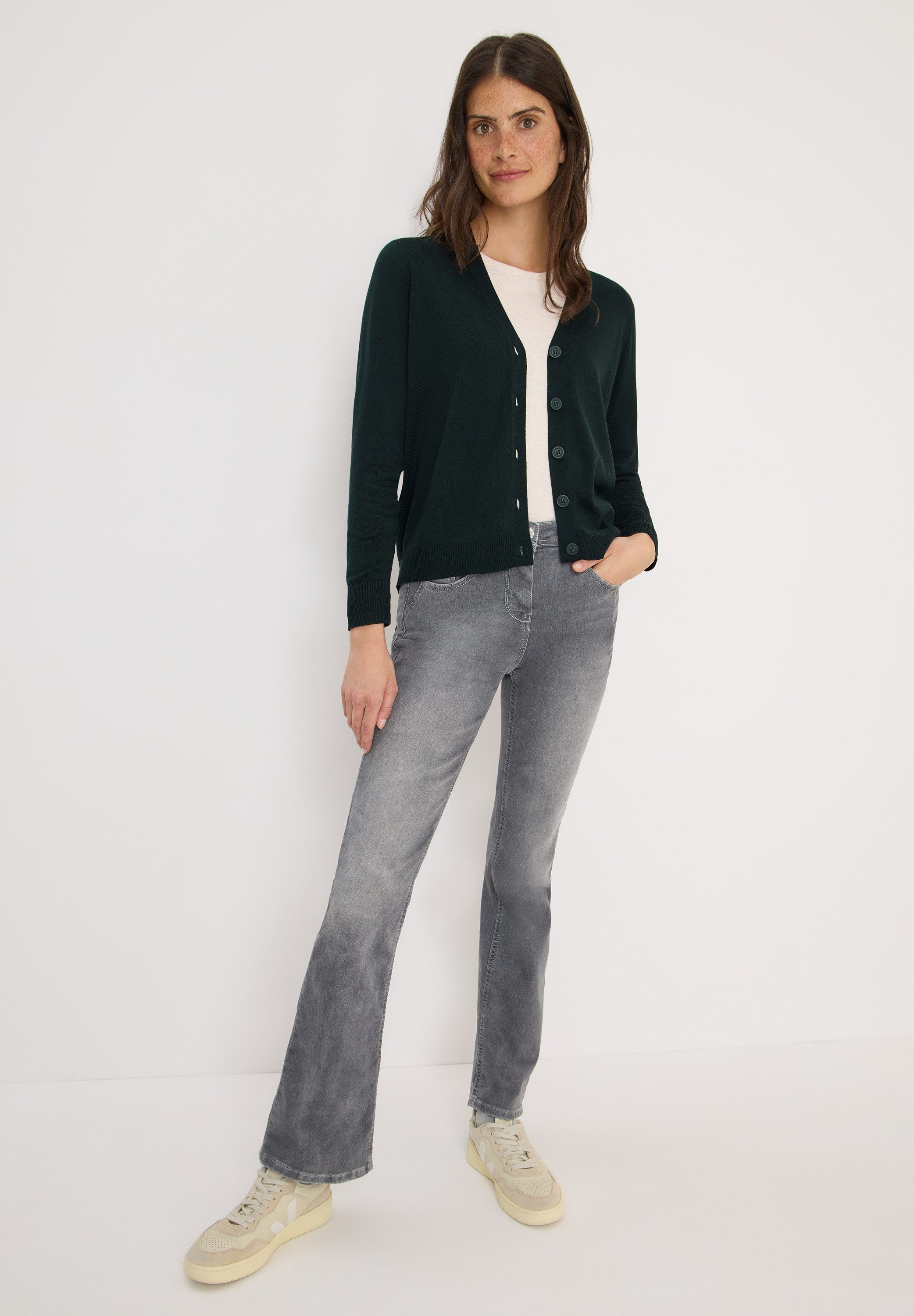 CECIL Cardigan aus Baumwolle mit Stretchanteil