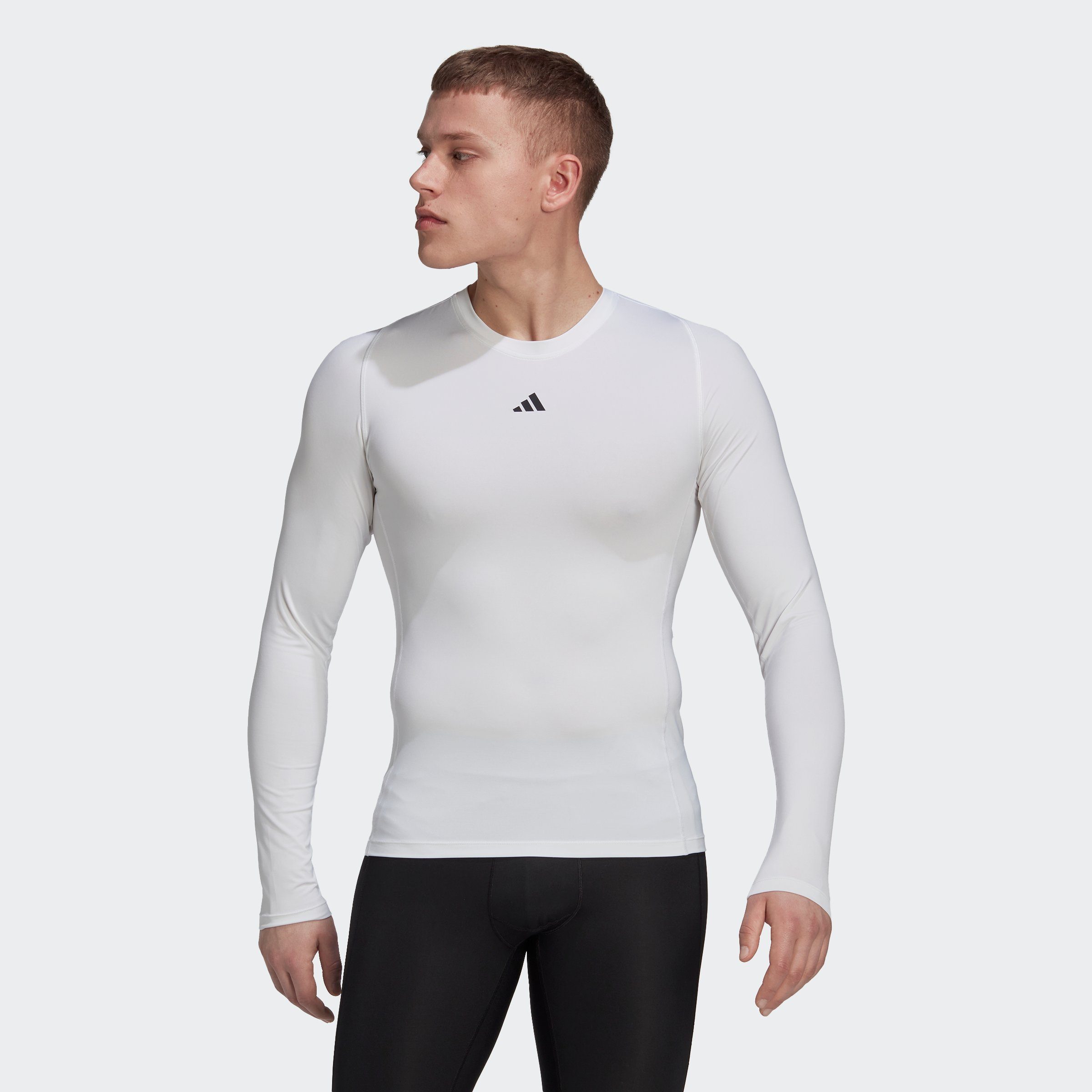 LONGSLEEVE TECHFIT TRAINING Funktionsshirt Performance White adidas