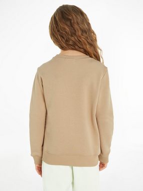 Calvin Klein Jeans Sweatshirt MONOGRAM MINI BADGE CREWNECK für Kinder bis 16 Jahre