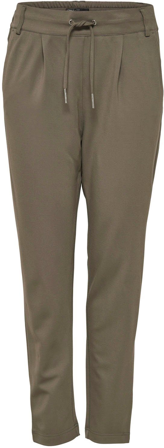ONLY Jogger Pants ONLPOPTRASH – Joggerhose mit Tunnelzugbund und Stretch casual, Milano Rib, regular fit, Viskosemischung