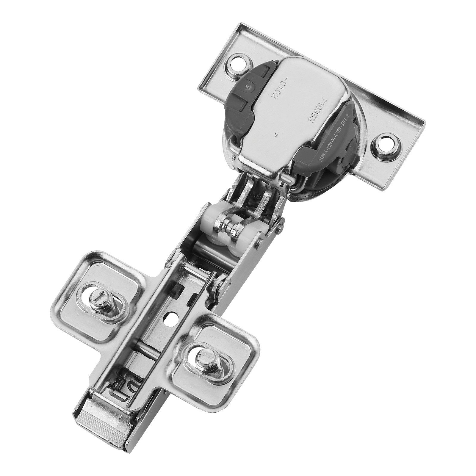 blum Möbelbeschlag Topfband 110° mit BLUMOTION Dämpfung & Schließautomatik (1 St), Eckanschlag 71B3550 inkl. Montageplatte 173L8100