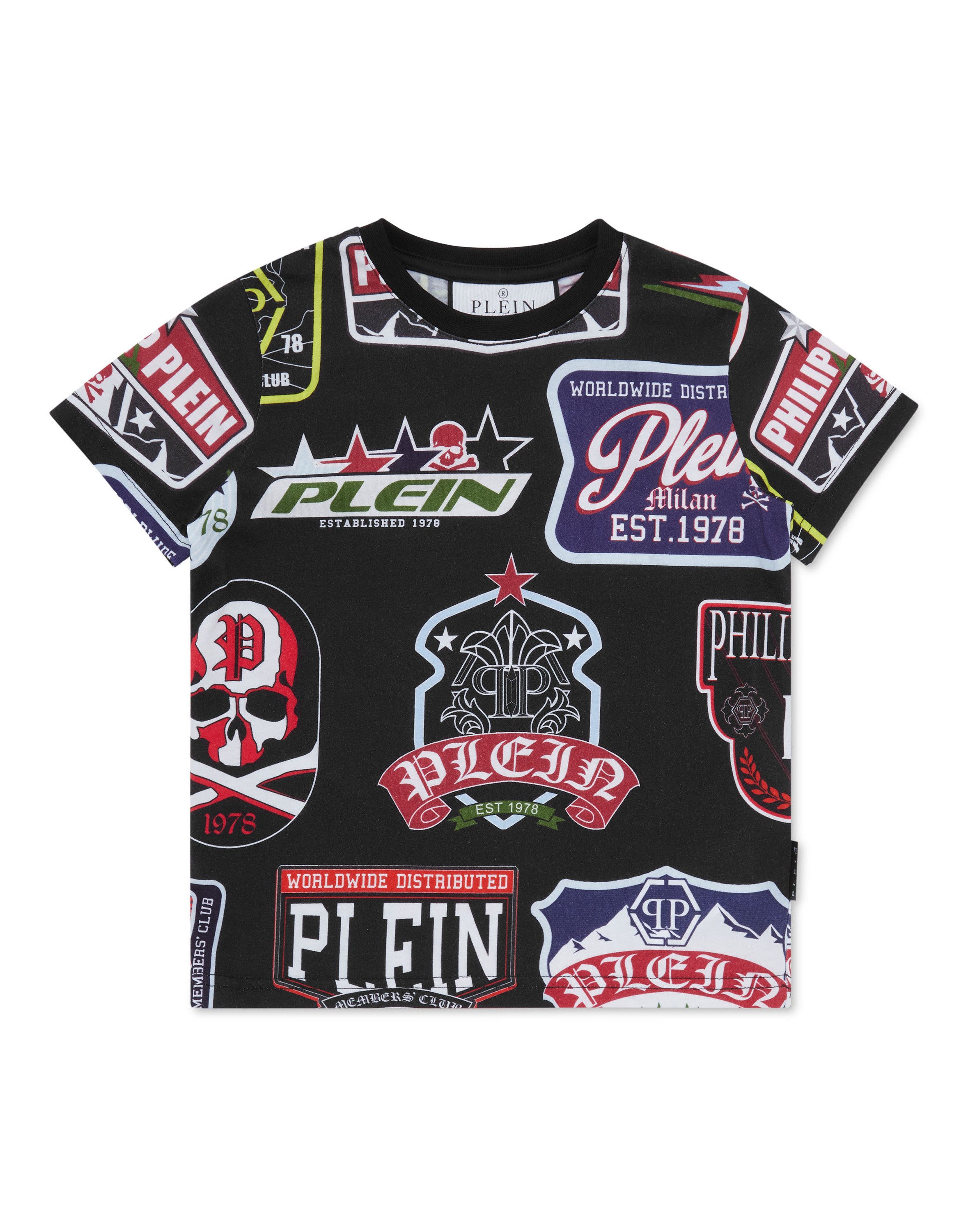 PHILIPP PLEIN T-Shirt T-Shirt Rundhalsausschnitt Ss