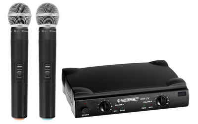 McGrey Mikrofon UHF-2V Dual Funk Mikrofon Set mit 50m Reichweite, Bedienerfreundlicher Aufbau und Nutzung