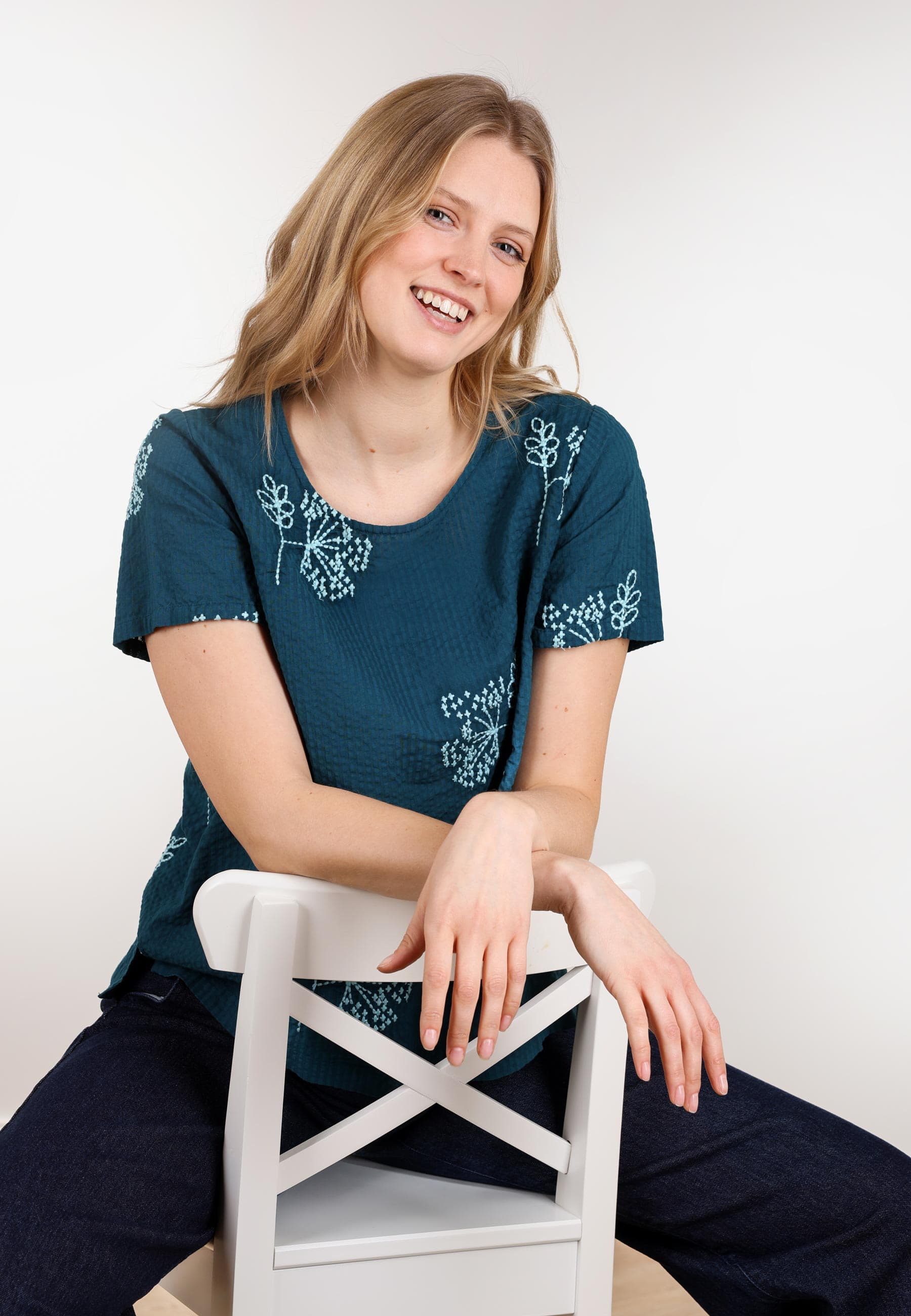 Klassische Bluse Lindyne