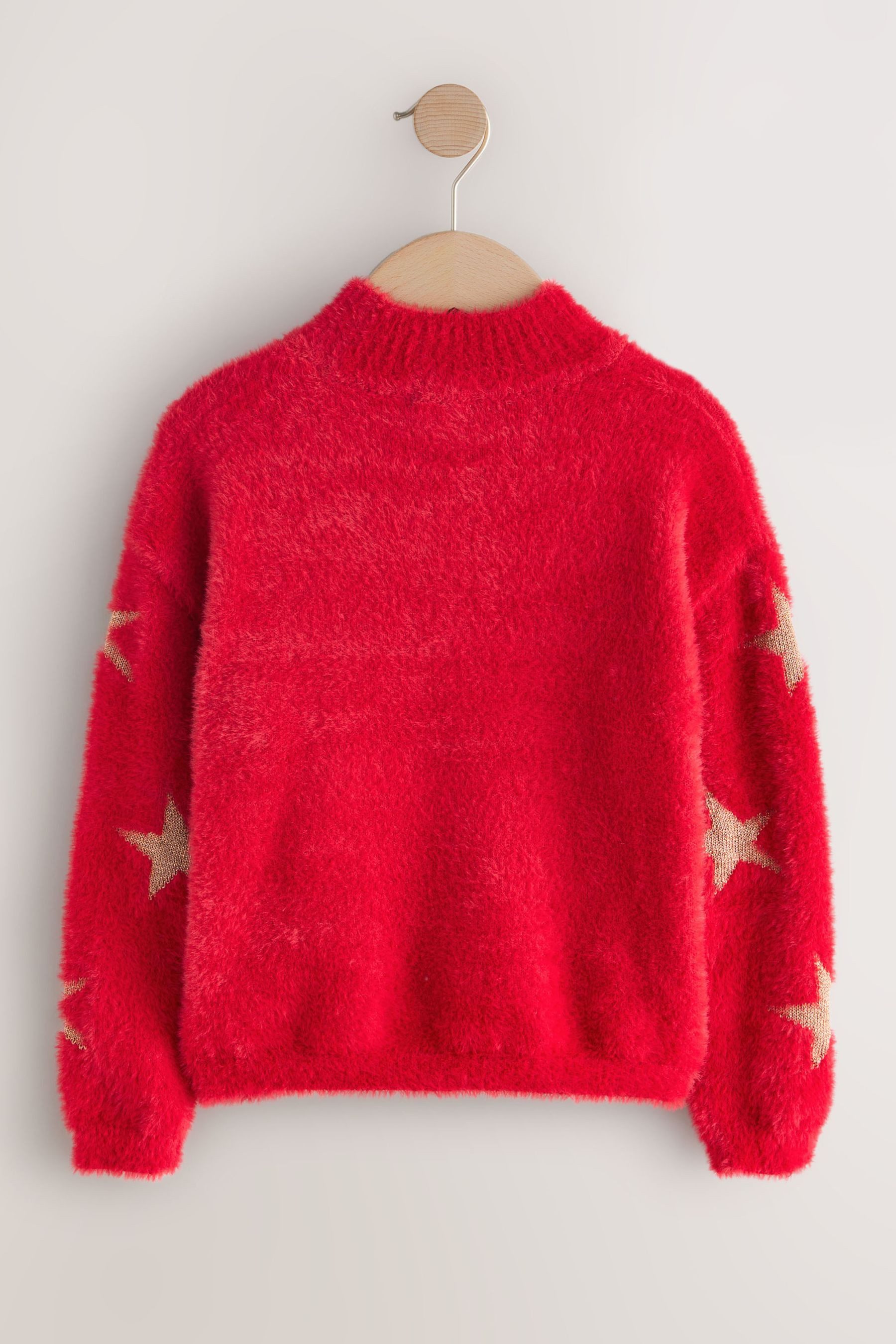 Next Strickpullover Weihnachtspullover mit Rentiermotiv (1-tlg)
