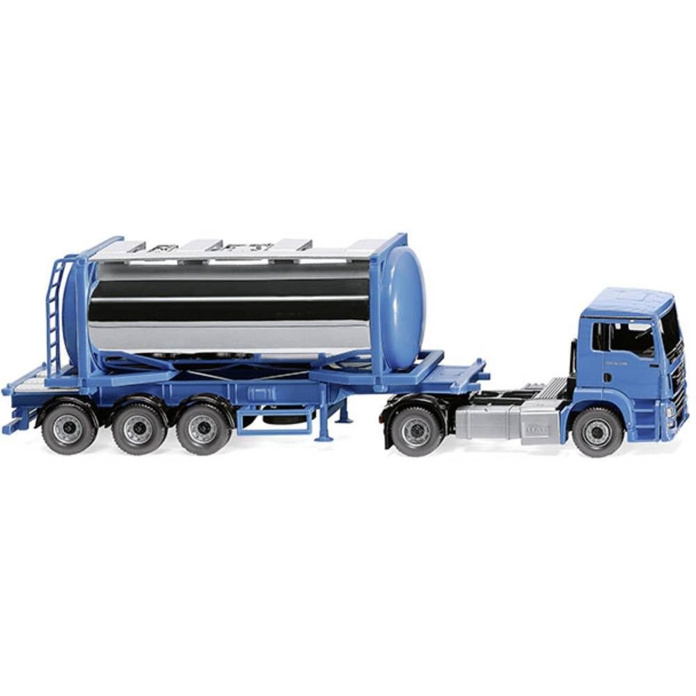 Modelleisenbahn-Straße H0 MAN TGS Tankcontainersattelzug Swap