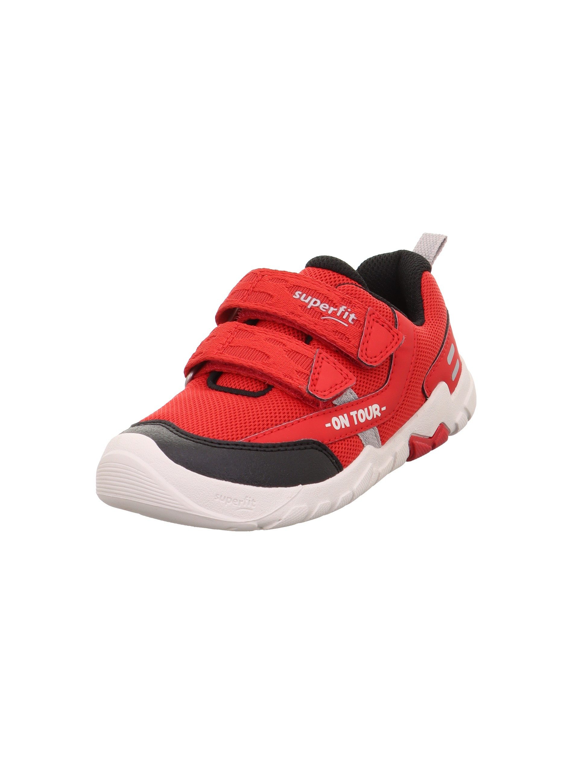 Superfit TRACE WMS: mittel Sneaker Klettschuh, mit herausnehmbarer Einlage, Größenschablone zum Download