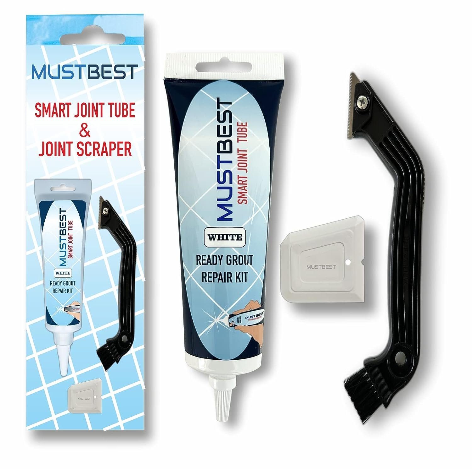 MustBest Fugenfueller Schnell trocknend Fliesenfugenreparatur
