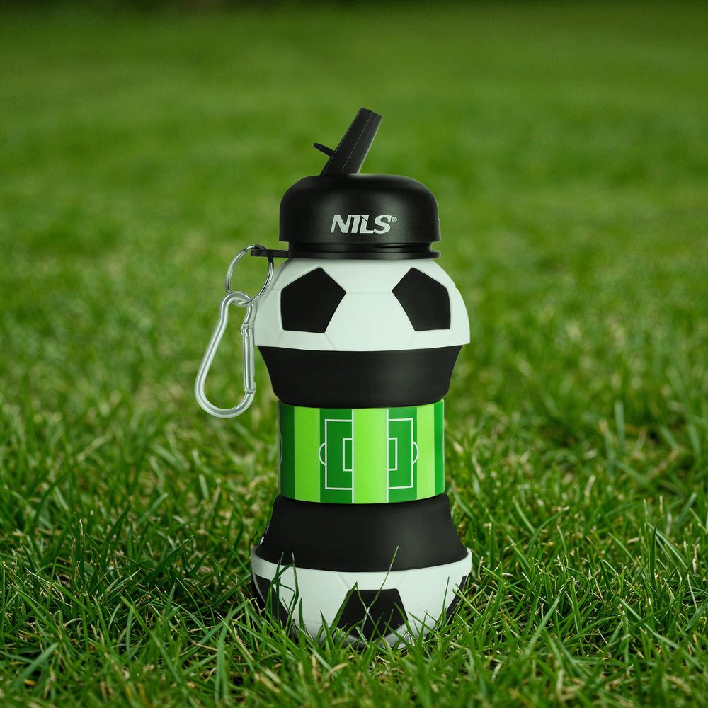 Nils Trinkflasche Faltflasche Silikonflasche Kinderflasche, faltbar, Silikon, Trinkhalm, LFGB, BPA-frei