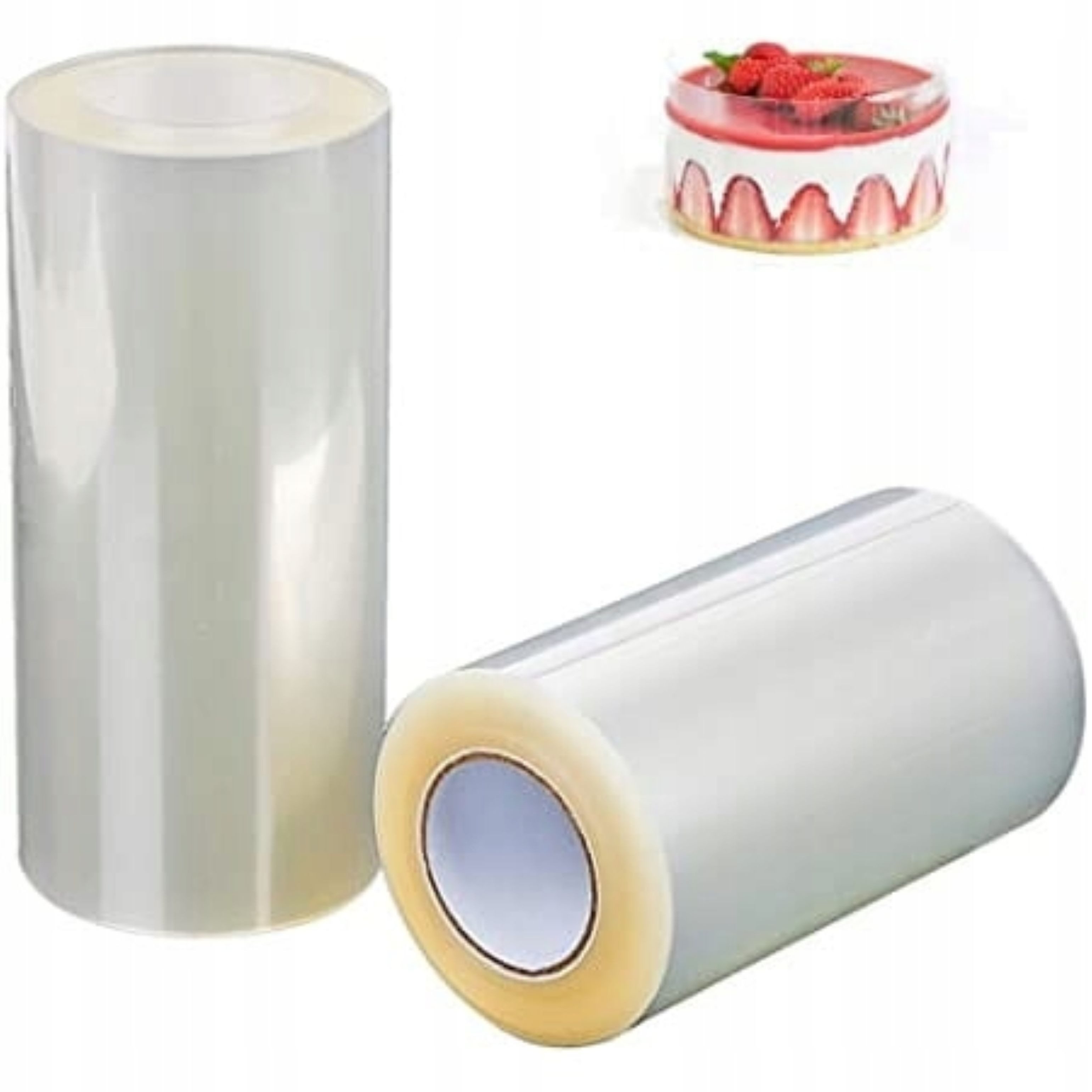 CakeLand Tortenring Dicke Tortenrandfolie 15 cm x 10 m – Perfekt für Kuchen & Desserts, Folie