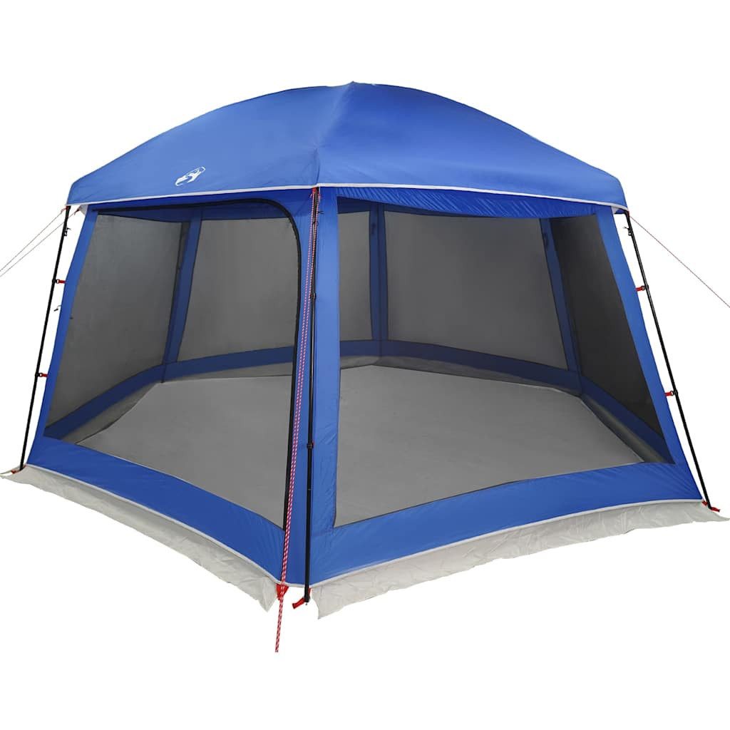 vidaXL Faltzelt Poolzelt mit abnehmbarem Überzelt Netzwänden Azurblau 512x458cm, (1 tlg)