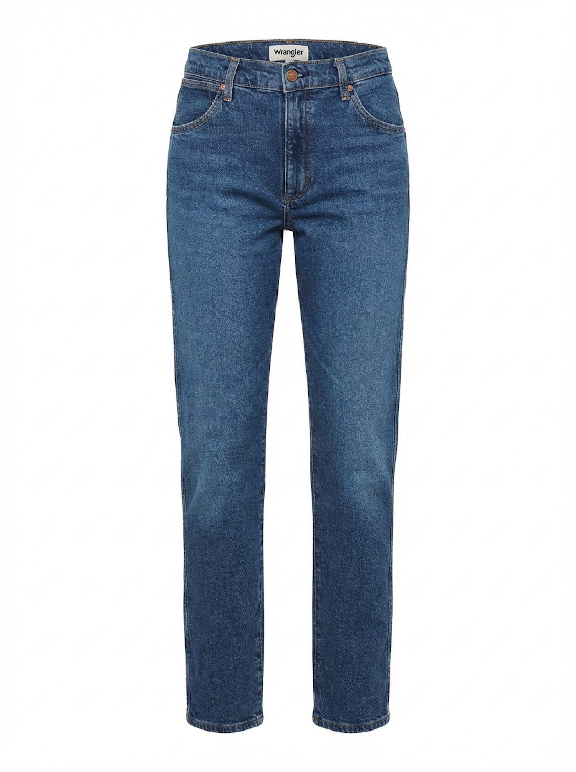 Wrangler Straight-Jeans reguläre, gerade Beinform - SUNSET DARK WASH
