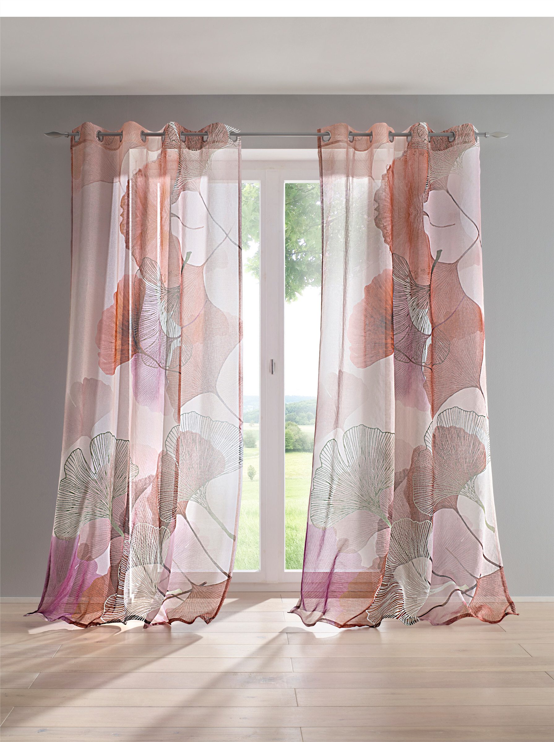 heine Gardine Dekostore . (1 St), Multifunktionsband, halbtransparent, Fert günstig online kaufen