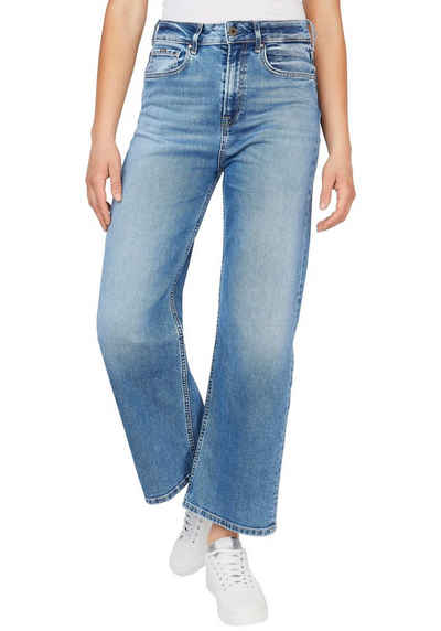 Pepe Jeans High-waist-Jeans »LEXA SKY HIGH« (1-tlg) Straight Passform mit extra hohem Bund im Five-Pocket-Style aus Stretch Denim