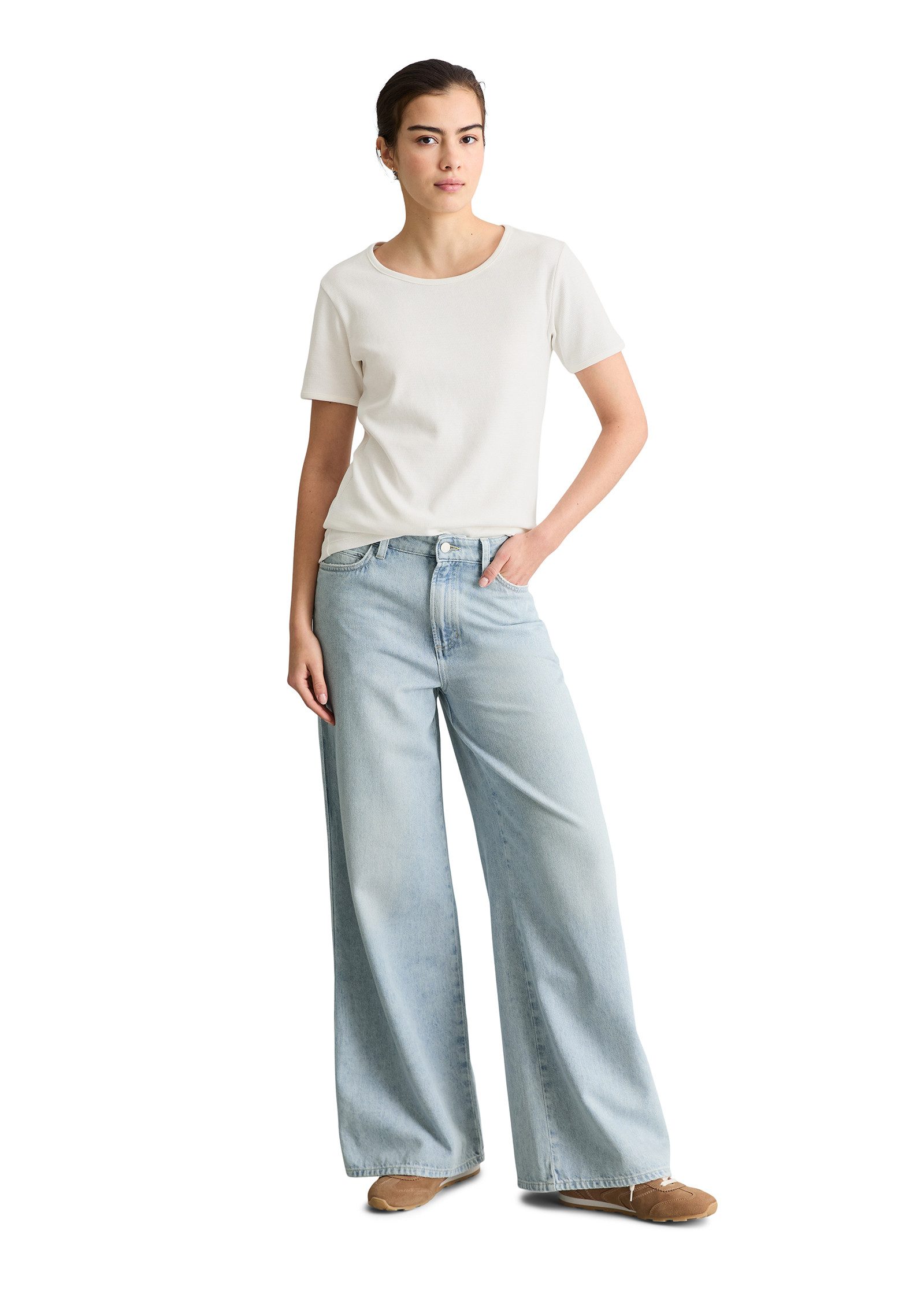 Marc O'Polo DENIM Weite Jeans aus Rigid Denim – Bild 5 von 5