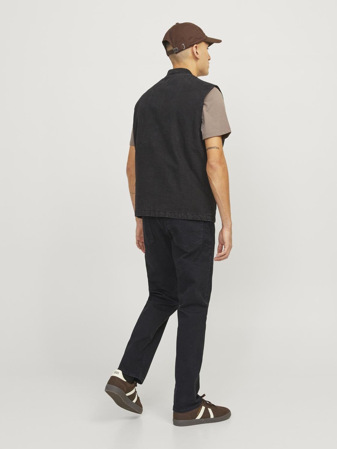 Jack & Jones Tapered-fit-Jeans JJIMIKE JJORIGINAL SQ 223 Stonewashed für einen Used-Look mit Faded-Effekten