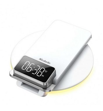 mcdodo 15W Qi Induktives Ladegerät/Lampe/Wecker/Uhr Schnellladung Ladegerät Wireless Charger