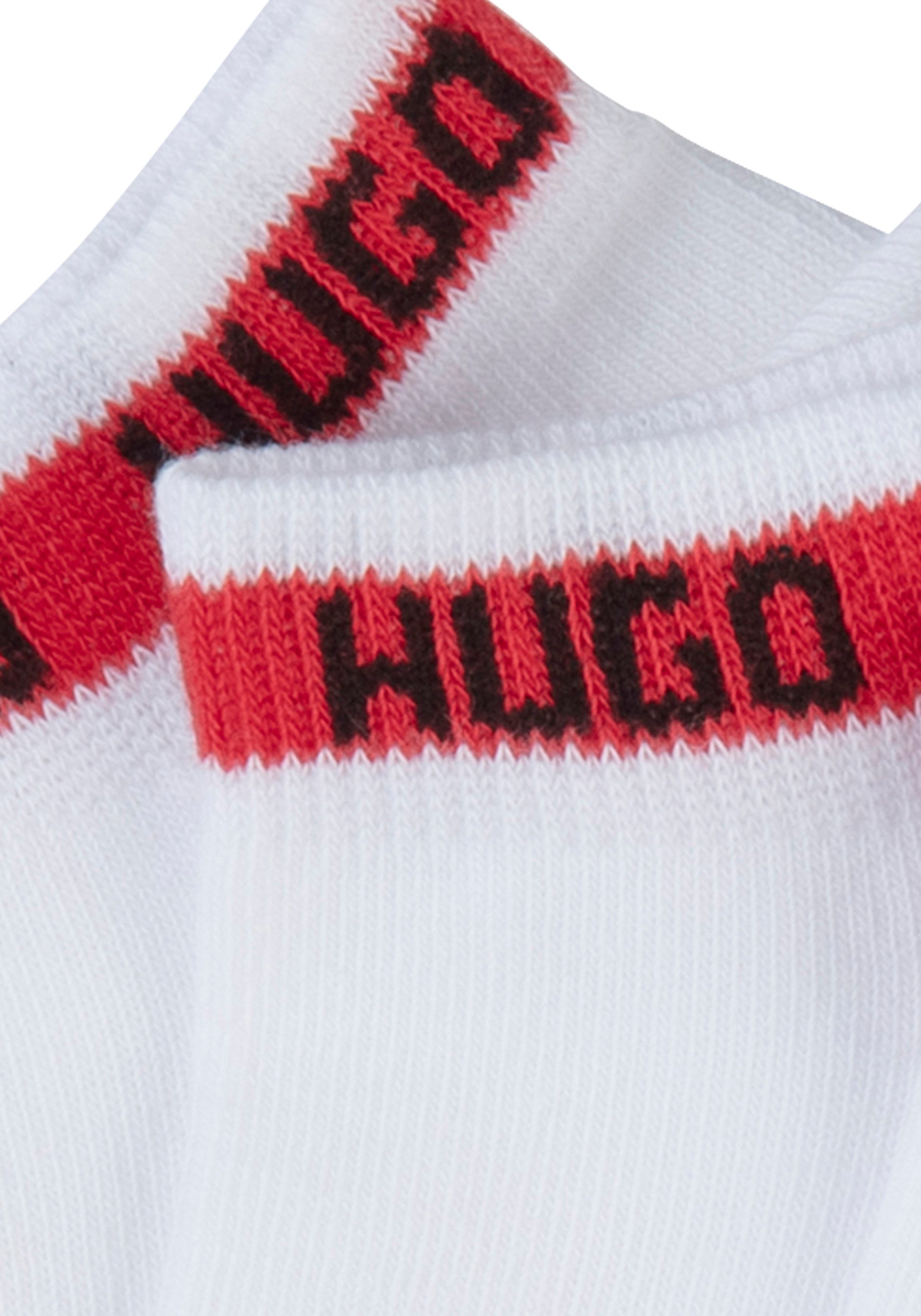 HUGO Freizeitsocken 2P AS TAPE CC (Packung, 2er Pack) mit Logo