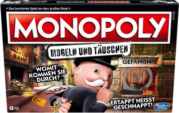 Hasbro Spiel, Gesellschaftsspiel Monopoly Mogeln und Täuschen, Made in Germany