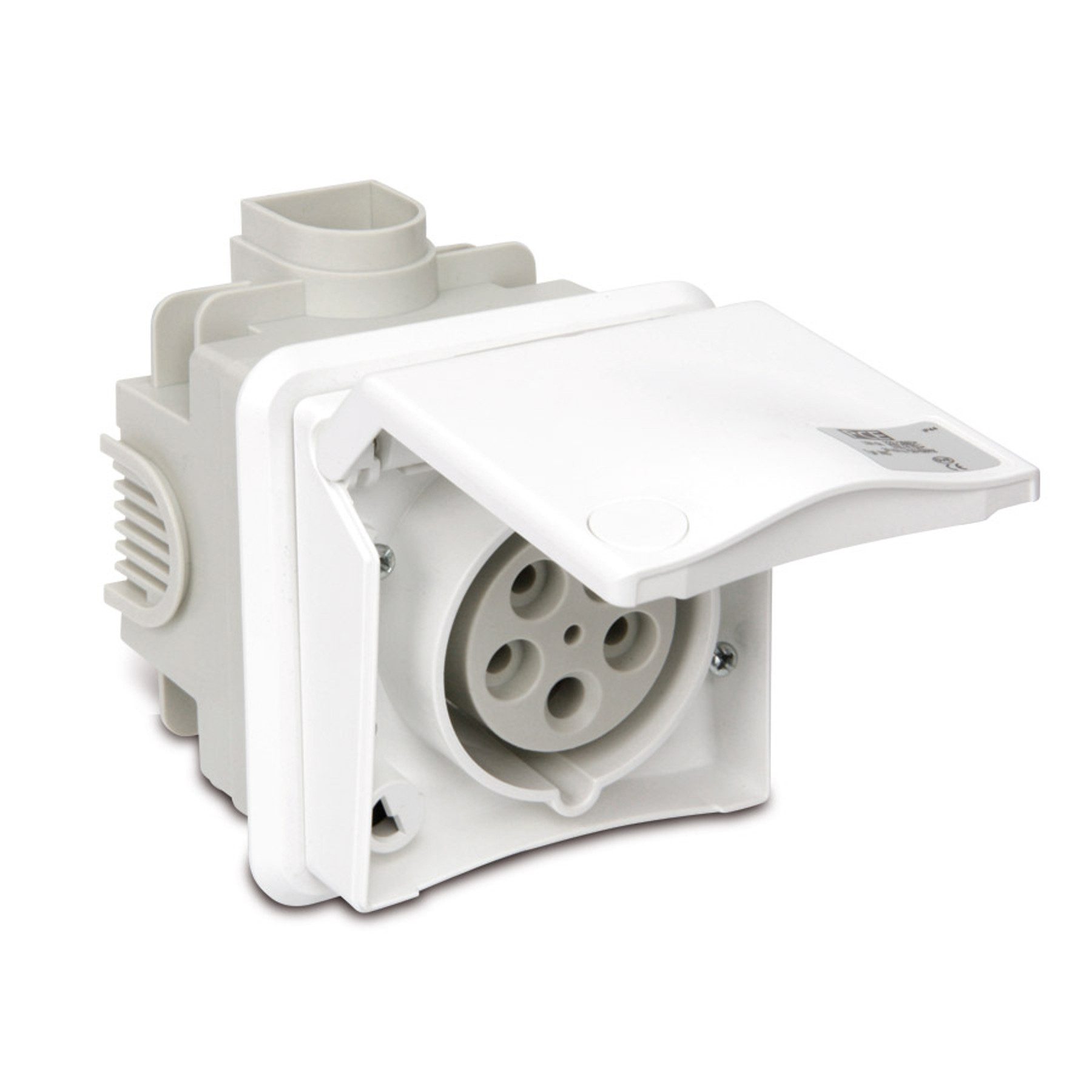 PCE Schalter PCE CEE-Unterputzsteckdose 16 A, 400 V, IP44