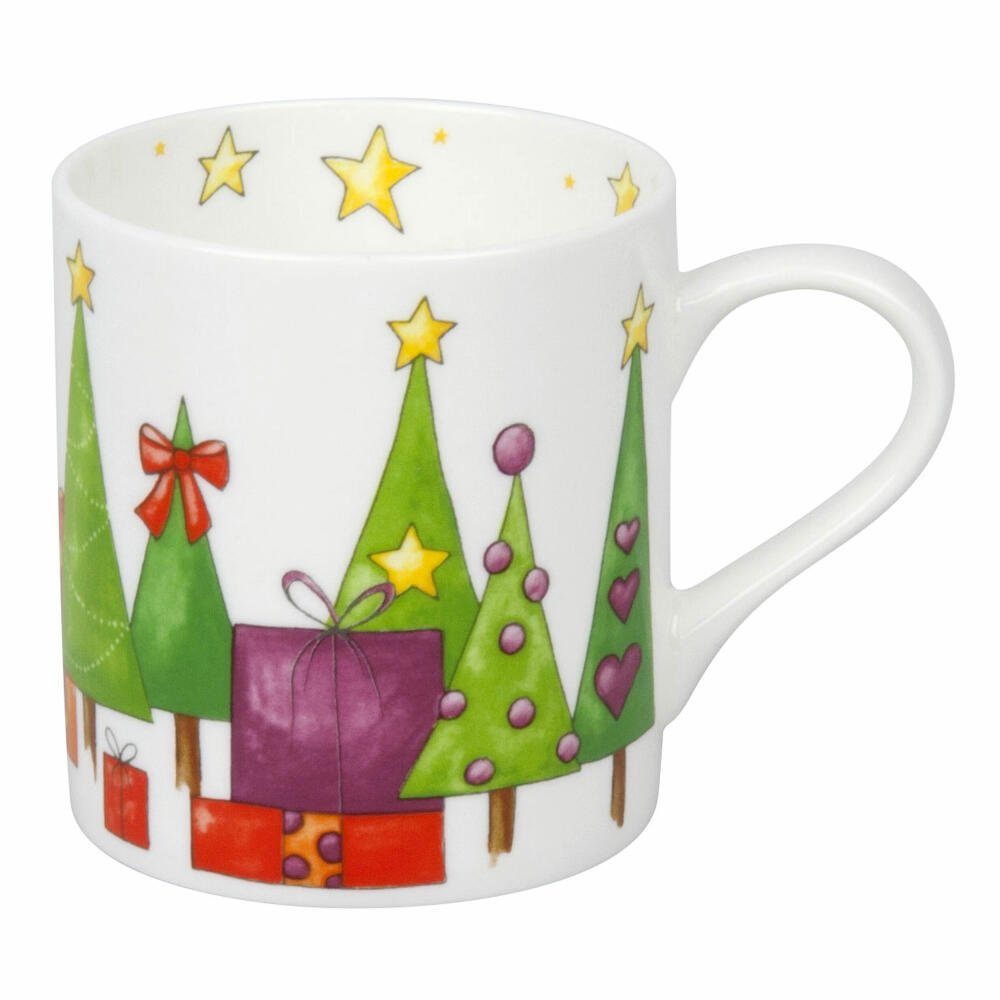 Könitz Becher Watercoloured Tree 385ml, New Bone China