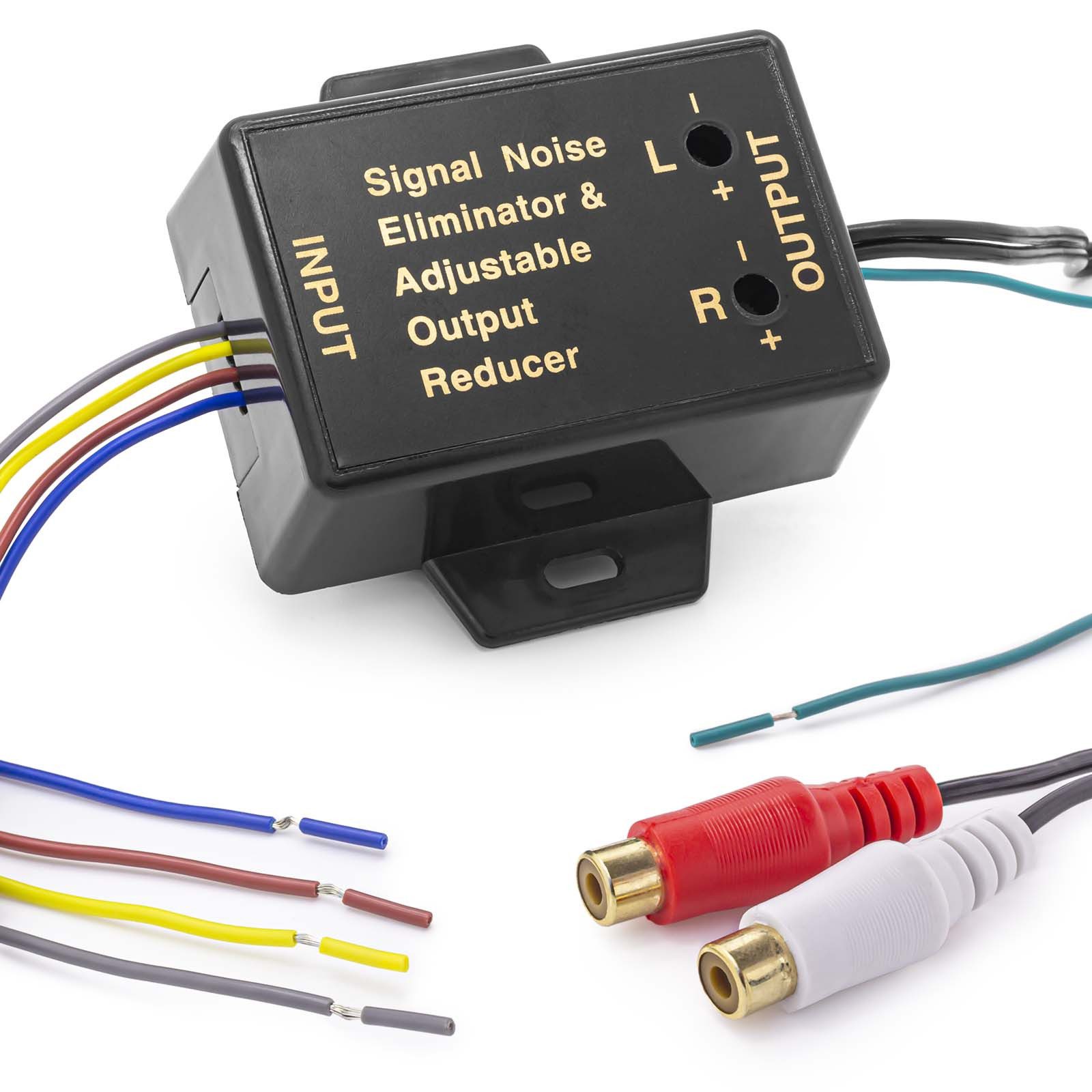 Low Level Konverter Adapter Car Audio Cinch Wandler converter Auto KFZ-Adapter