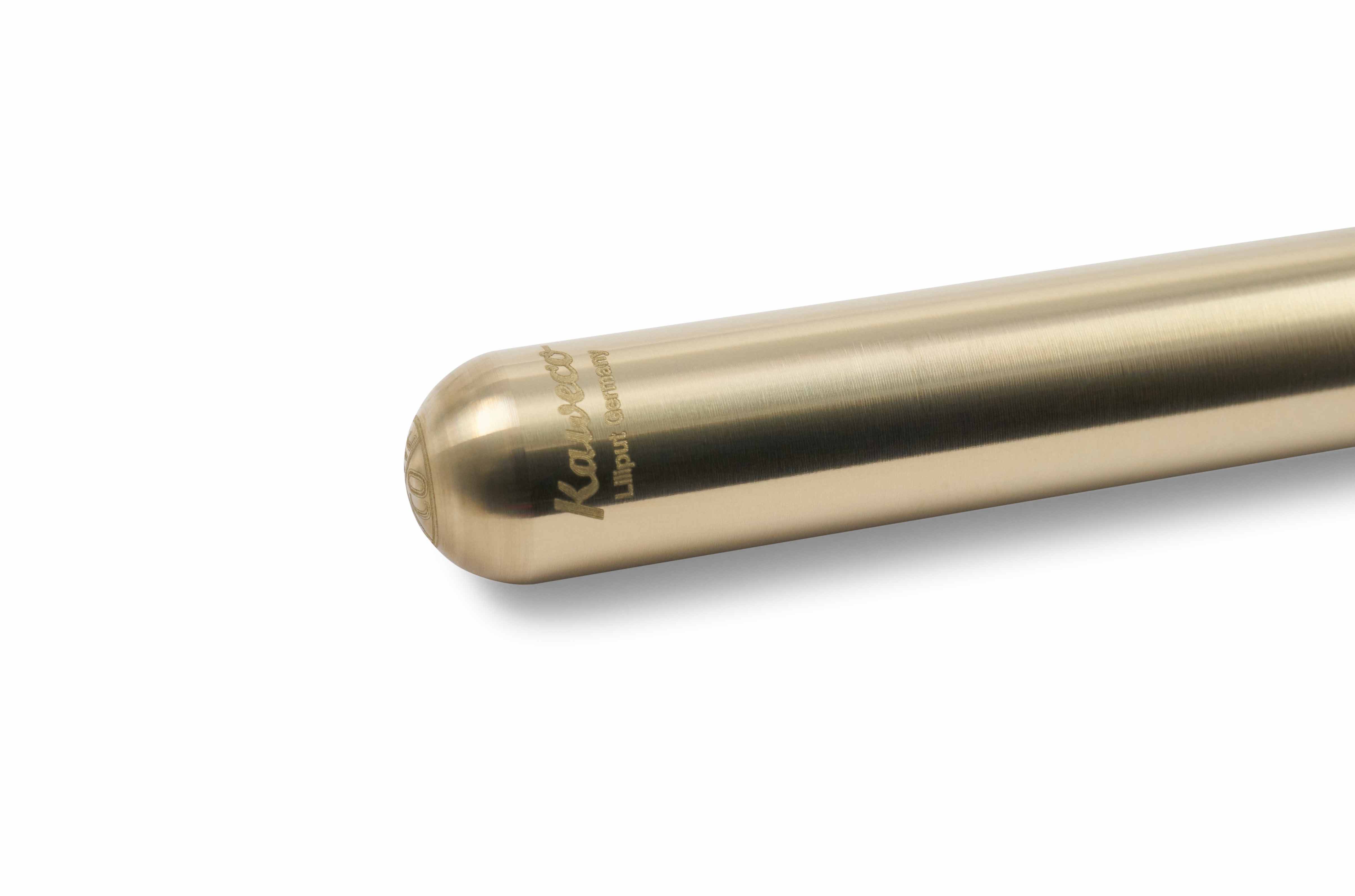 Kaweco Füllfederhalter Kaweco LILIPUT Füllhalter Messing, Medium Stahl blank