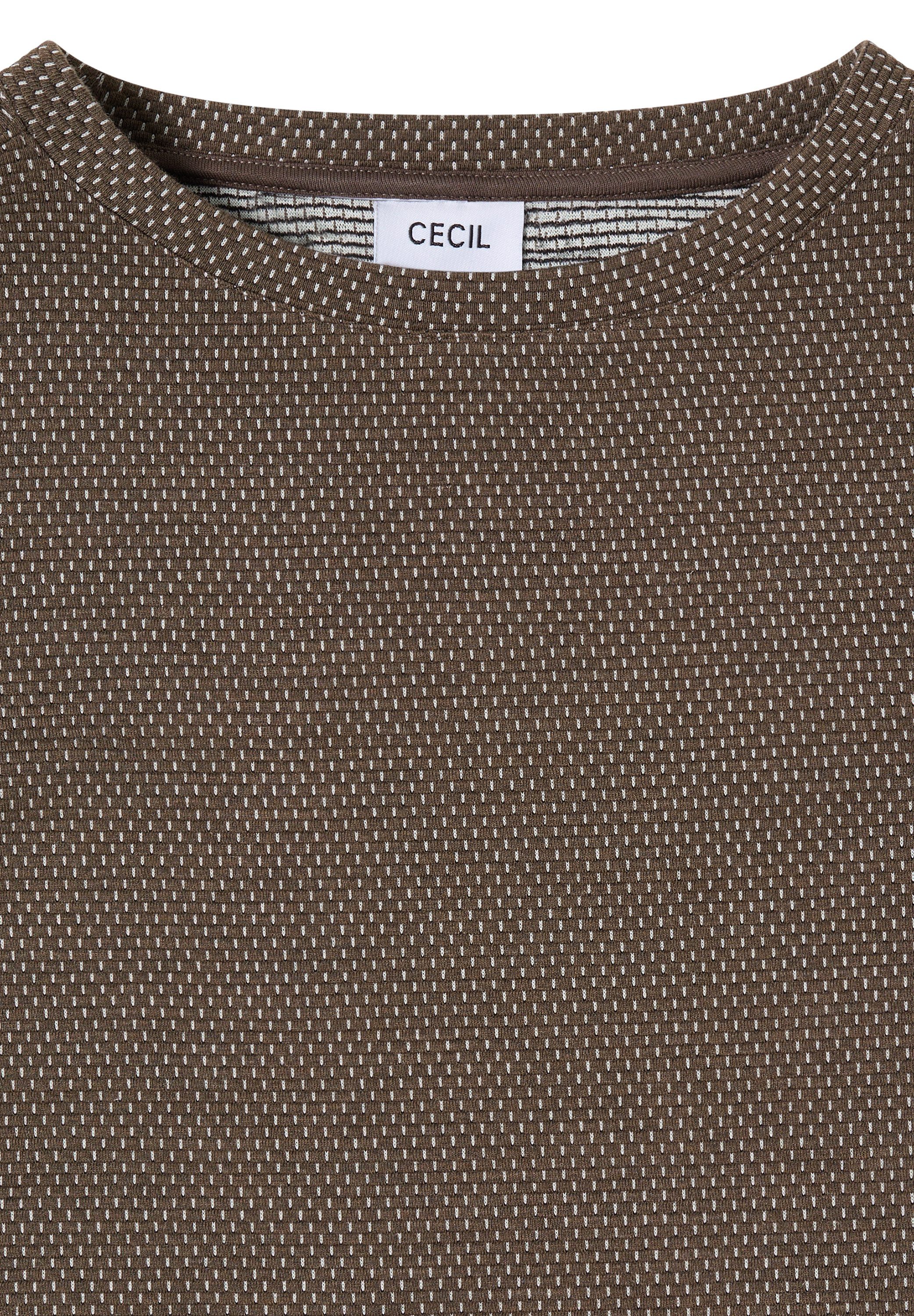 CECIL Langarmshirt mit U-Boot-Ausschnitt