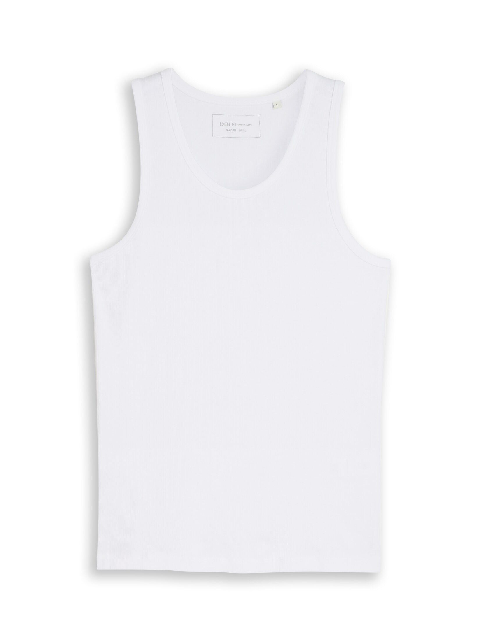TOM TAILOR Denim Tanktop T-Shirt Basic Ripp Tanktop