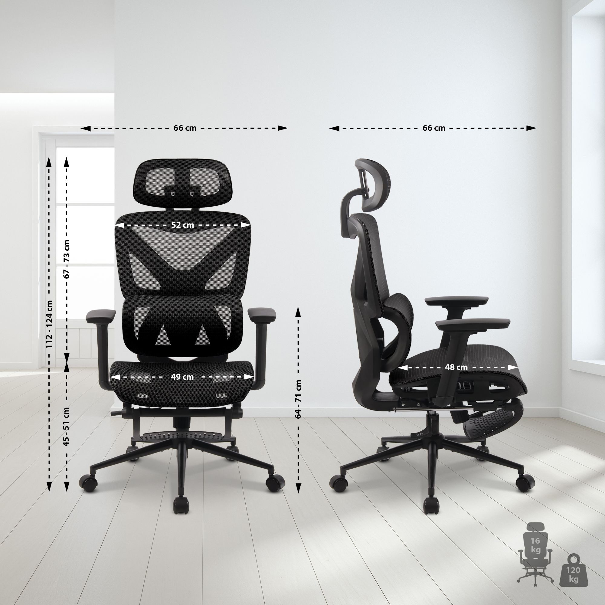 CLP Schreibtischstuhl Reston, Ergonomisch mit Liege- günstig online kaufen