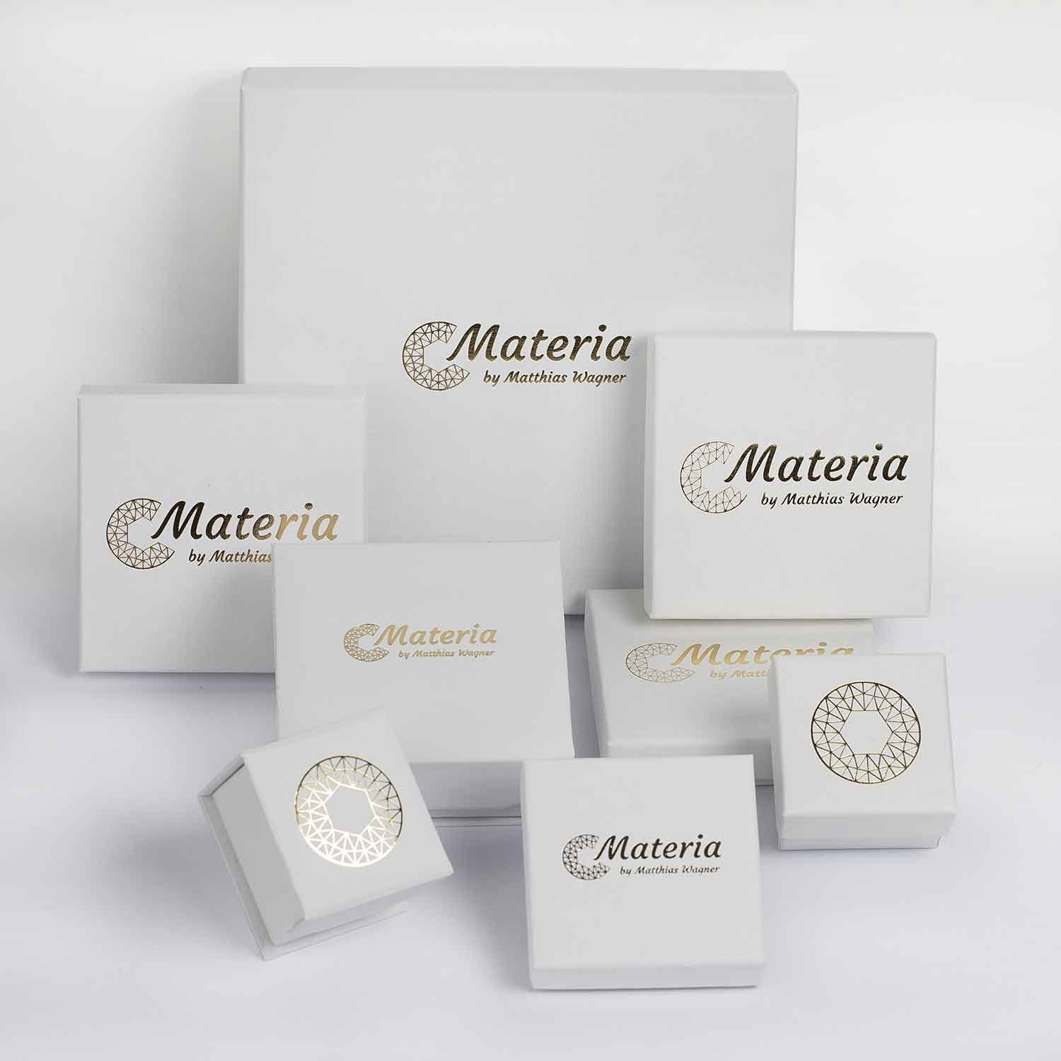 Materia Königskette Herren 925 massives 3mm vergoldet Sterling Silber, K112, Halskette Gold