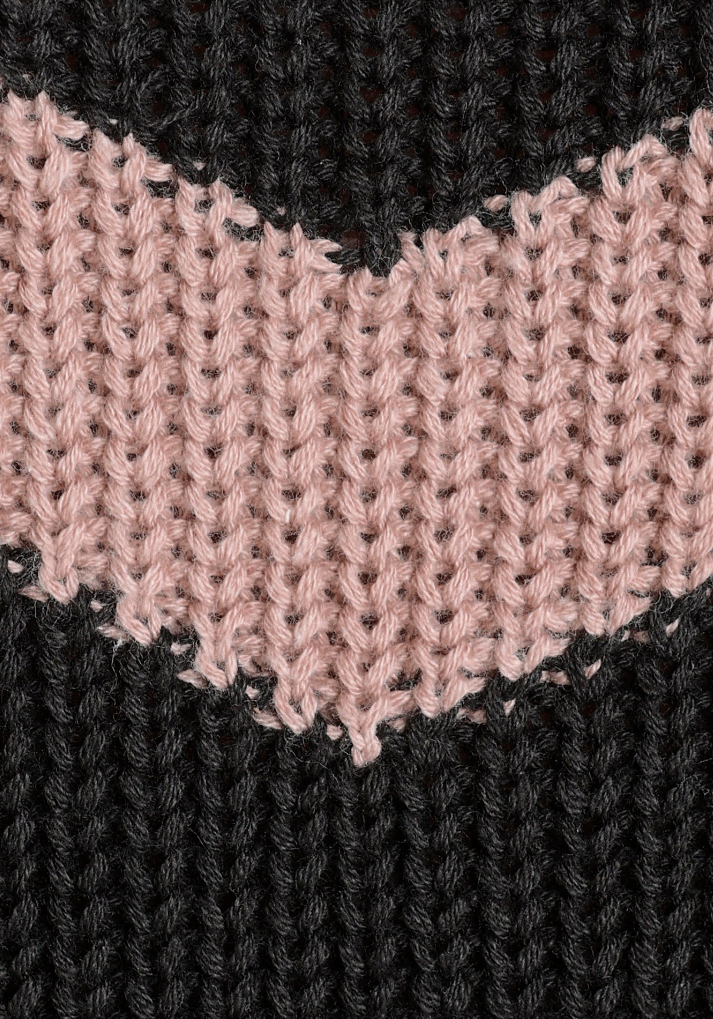 Laura Scott Strickpullover mit mehrfarbigen Streifendesign